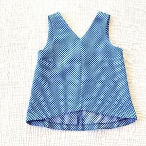 Armani Exchange Size XS Blue Dot Top